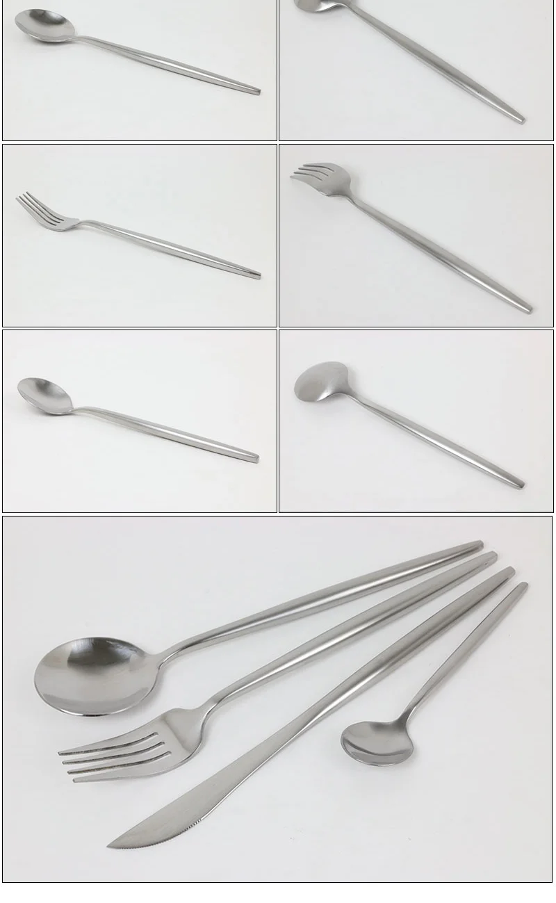 샤틴 무광 빼빼로 양식기 (4size) / 커트러리 상세 이미지 2