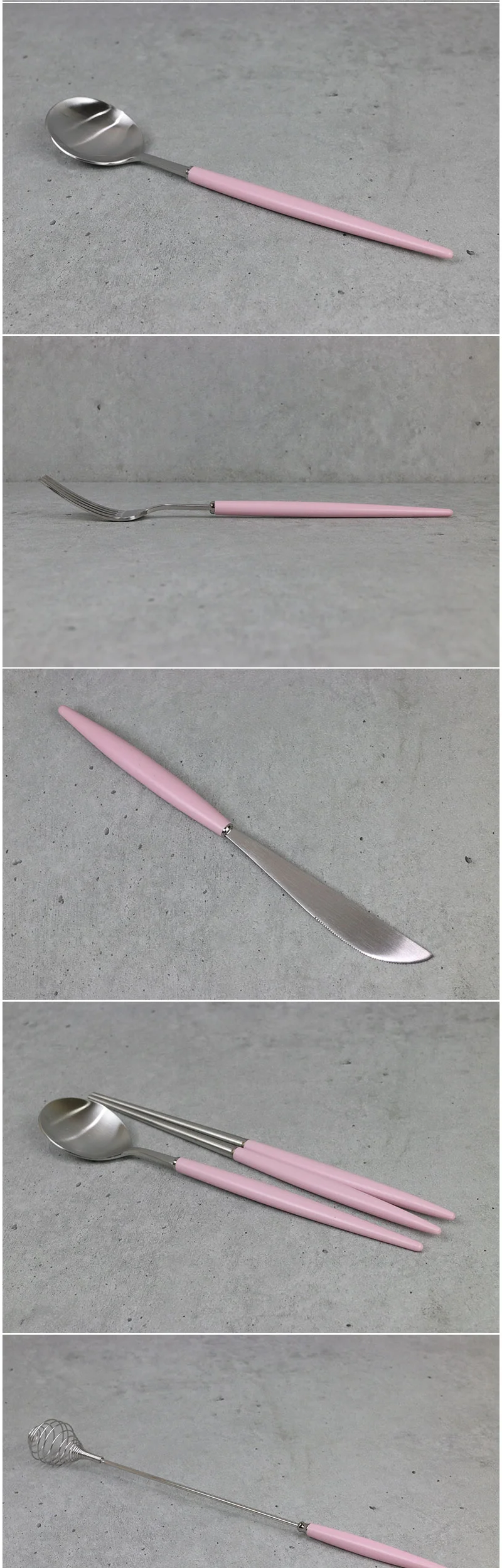 앙상블 커트러리 핑크 (13타입) 양식기 상세 이미지 3