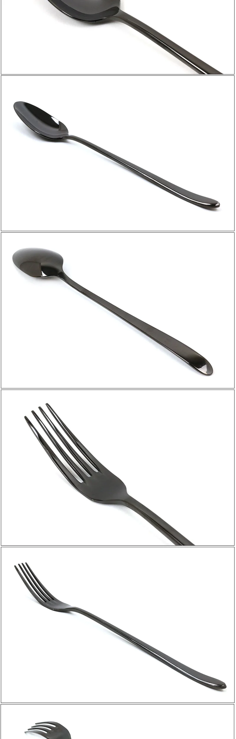 소피아 블랙커트러리(3size) / 블랙양식기 상세 이미지 2
