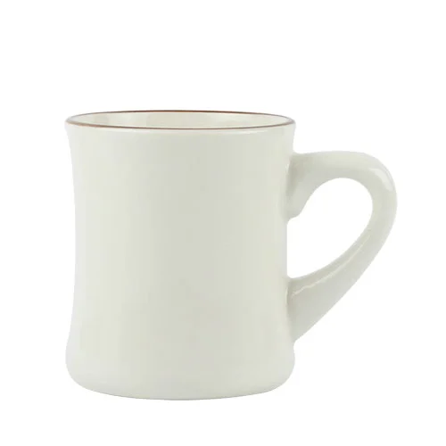 뉴욕 라쿠스 라인 장구 머그컵 300ml 브라운