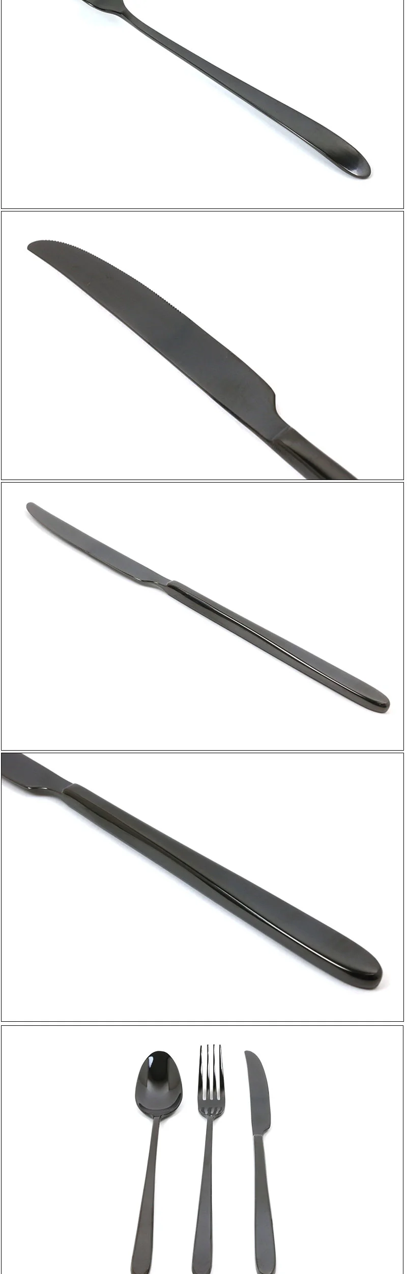 소피아 블랙커트러리(3size) / 블랙양식기 상세 이미지 3