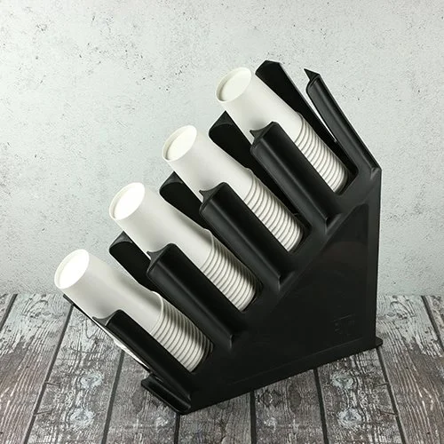 카페 컵 디스펜서 4구