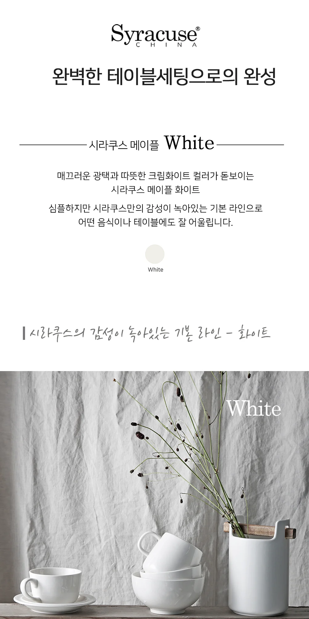 시라쿠스 메이플 접시 모음 플레이트 상세 이미지 10