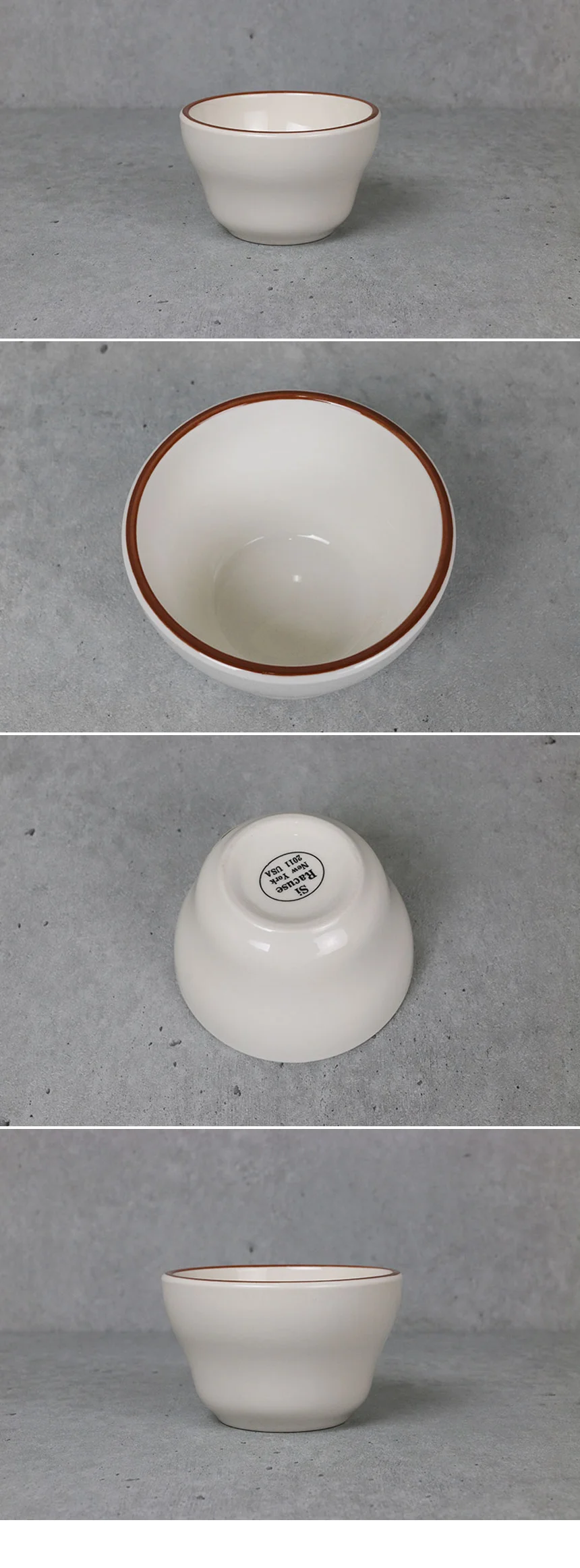 뉴욕 라쿠스 라인 커핑볼 200ml 브라운 상세 이미지 4