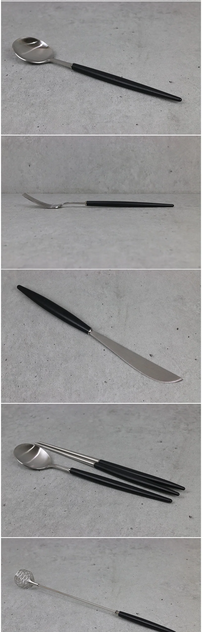 앙상블 커트러리 블랙 (13타입) 양식기 상세 이미지 3